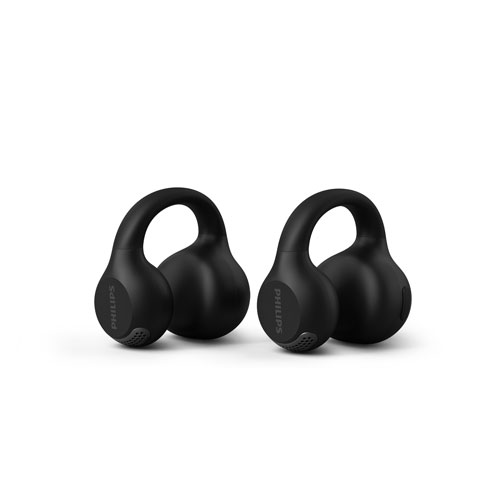 Philips Open Ear Kopfhörer Earbuds | schwarz mit Logo Druck