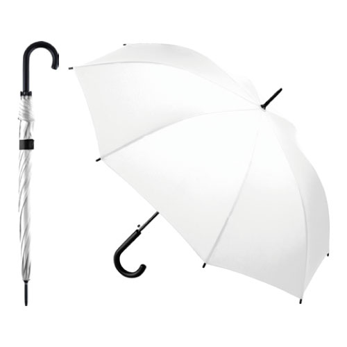 Werbeschirme mit vollflächigem Allover-Werbedruck