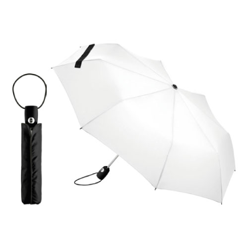 Werbeschirme mit vollflächigem Allover-Werbedruck