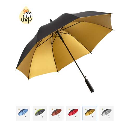 Fare Regenschiem mit Logo bedrucken als Werbemittel