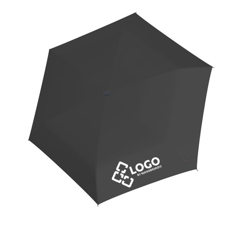 Knirps Taschenschirm X4U Grey mit Logo | Premium Werbeartikel