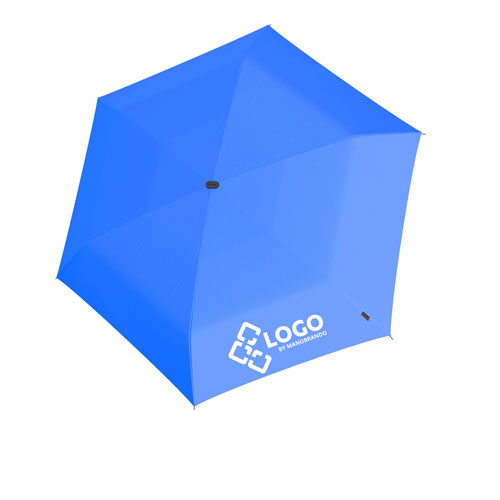 Knirps Taschenschirm X4U mit Logo, neon blue / Premium Werbeartikel