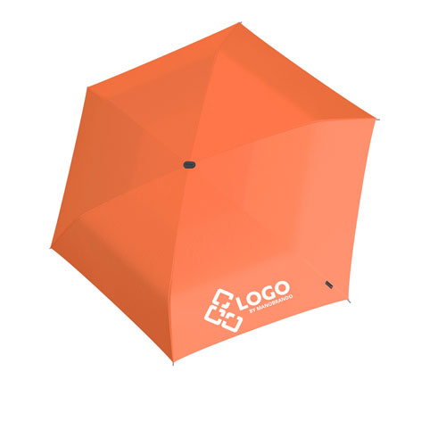 Knirps Taschenirm X4U mit Logo | Premium Werbeartikel Neon Orange