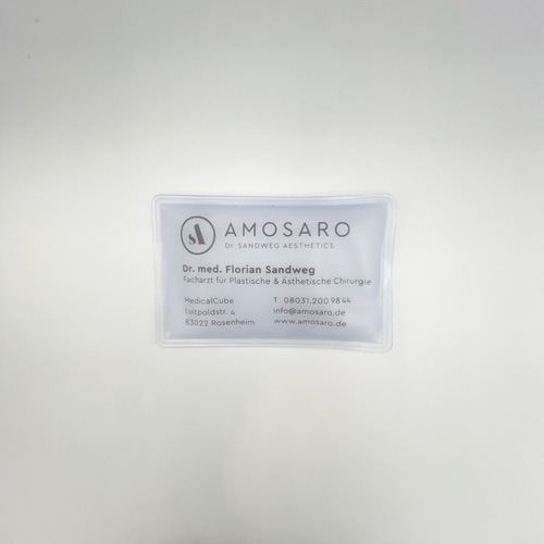 Kühlkissen rechteckig hergestellt in Deutschland | Werbeartikel mit Logo Druck