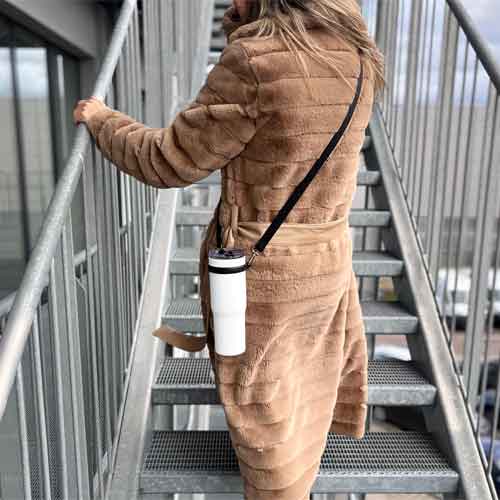 Metmaxx Isolierbecher weiss crema extenso Max Mobile Werbegeschenk