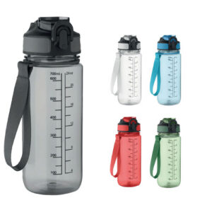 Sport Trinkflasche 700 ml mit Logo hellblau | Werbeartikel