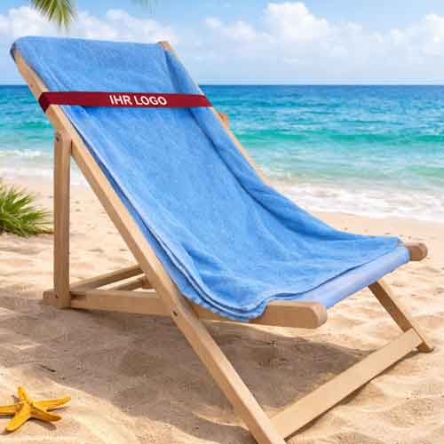 Strandtuchhalter mit Logo Druck | Werbegeschenk