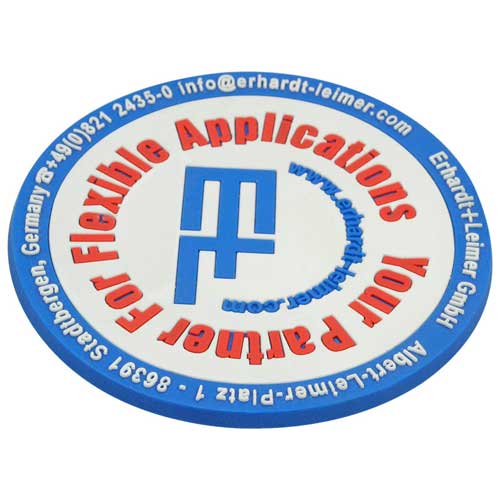 Weichgummi Untersetzer Erhardt & Leimer | Werbeartikel