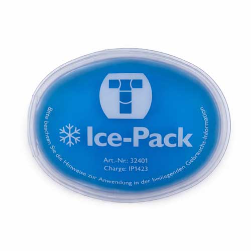 Kühlkompressen/Kühlpads oval mit Deinem Logo | Werbeartikel