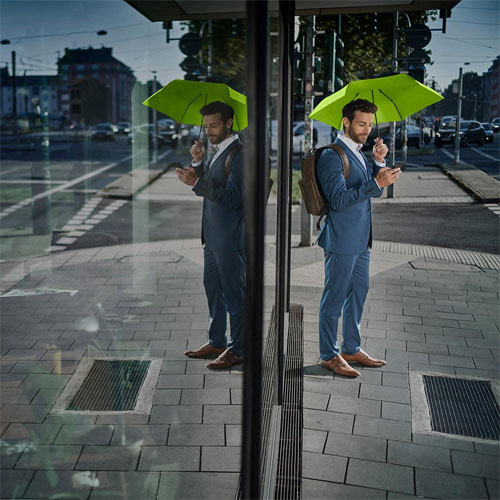 Fare Taschenschirm mit Logo bedrucken als Werbemittel