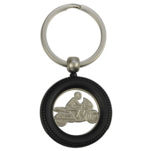 Schlüsselanhänger Einkaufswagenchip Autoreifen mit Logo | Werbeartikel