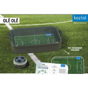 Stakk Bentobox Fussball Lunchbox von Koziol mit Logo Druck | Werbeartikel