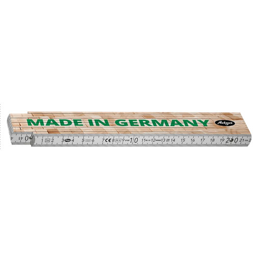 Adga Zollstock 250 mit Logo Druck | Werbeartikel