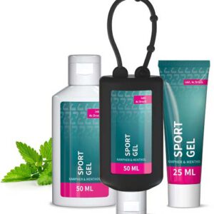 Sportgel mit Logo bedrucken | Werbeartikel Fitness