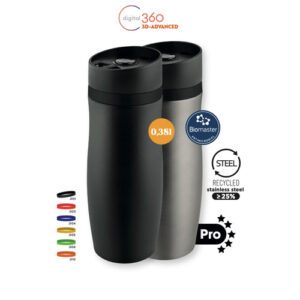 Premium Thermobecher Edelstahl CremaExtensa Nero | Werbeartikel