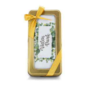 Danke Pralinendose Gold als Wertschätzungsgeschenk für Kunden und Mitarbeiter