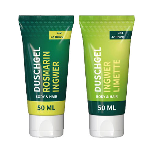 Duschgel 50 ml Tube bedrucken lassen | Werbegeschenk