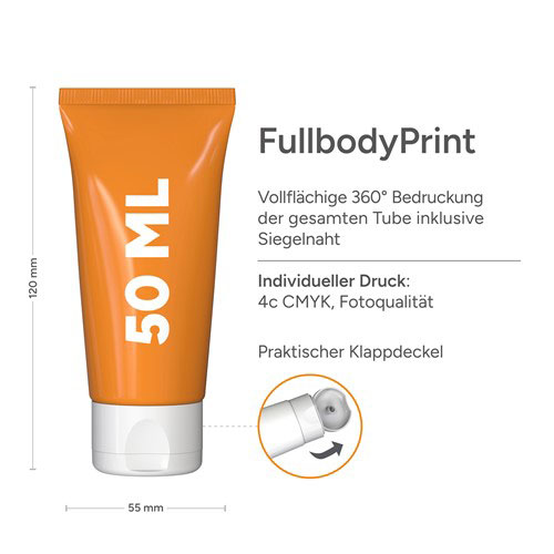 Duschgel Tube 50 ml Druck | Werbeartikel