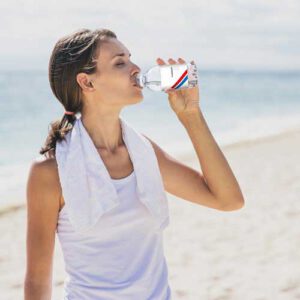 Vitaminwasser 330 ml Flasche mit Logo Druck | Werbegetränk
