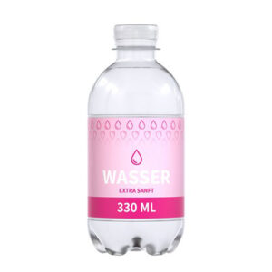 Werbewasser sanft mit Logo Druck | Werbegetränke
