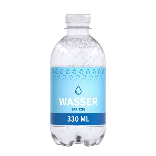 Werbewasser spritzig mit Logo bedrucken | Werbegetränke