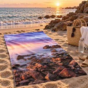 Großes Badetuch/Strandtuch bedrucken lassen