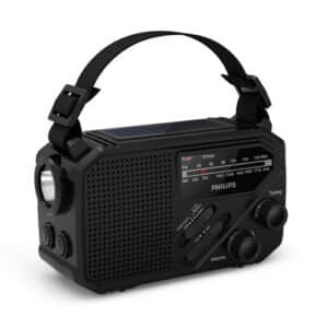 Philps Notfallradio mit Lampe als Werbegeschenk