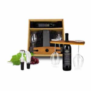Rotwein Deluxe Geniesser Geschenkset mit Logo