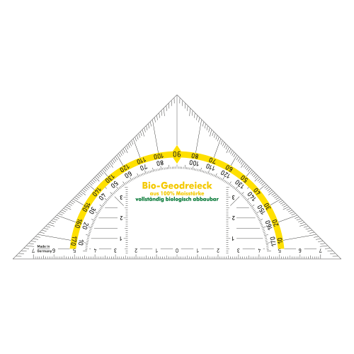 Geodreieck bedrucken mit Logo