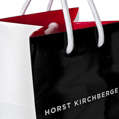 Papiertasche mit Logo bedrucken als Werbeartikel Papiertasche mit Logo bedruckt