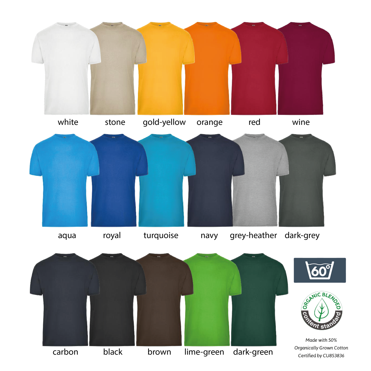 Bio Arbeits- T-Shirt bedrucken