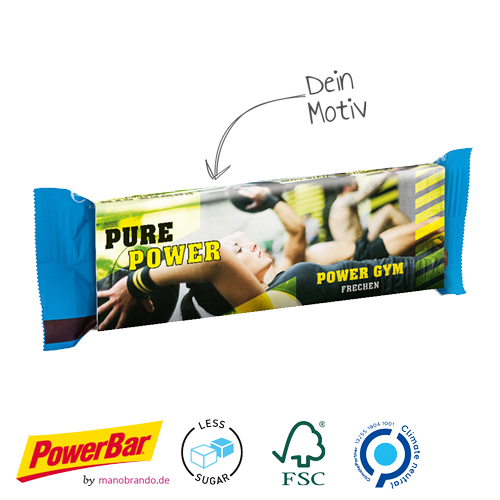 Powerbar Protein Plus Riegel mit Logo