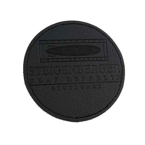 Leder Untersetzer mit Logo