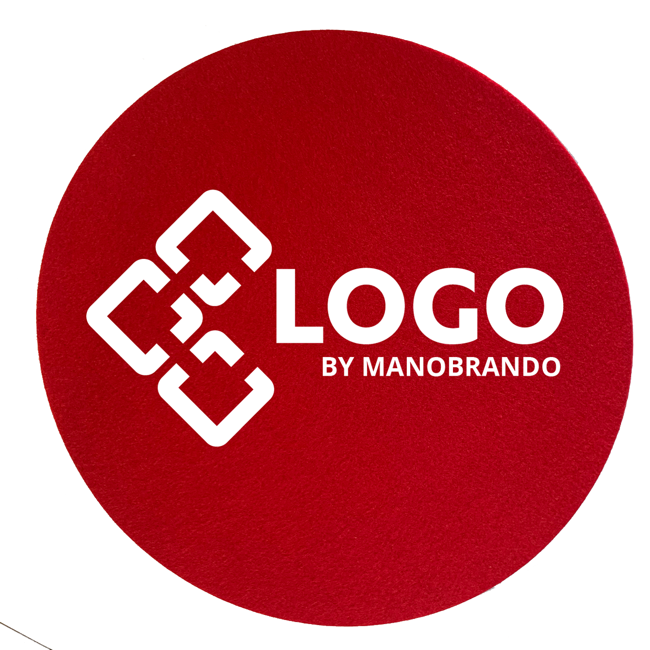 Tischsets Filz bedrucken mit Logo | rund