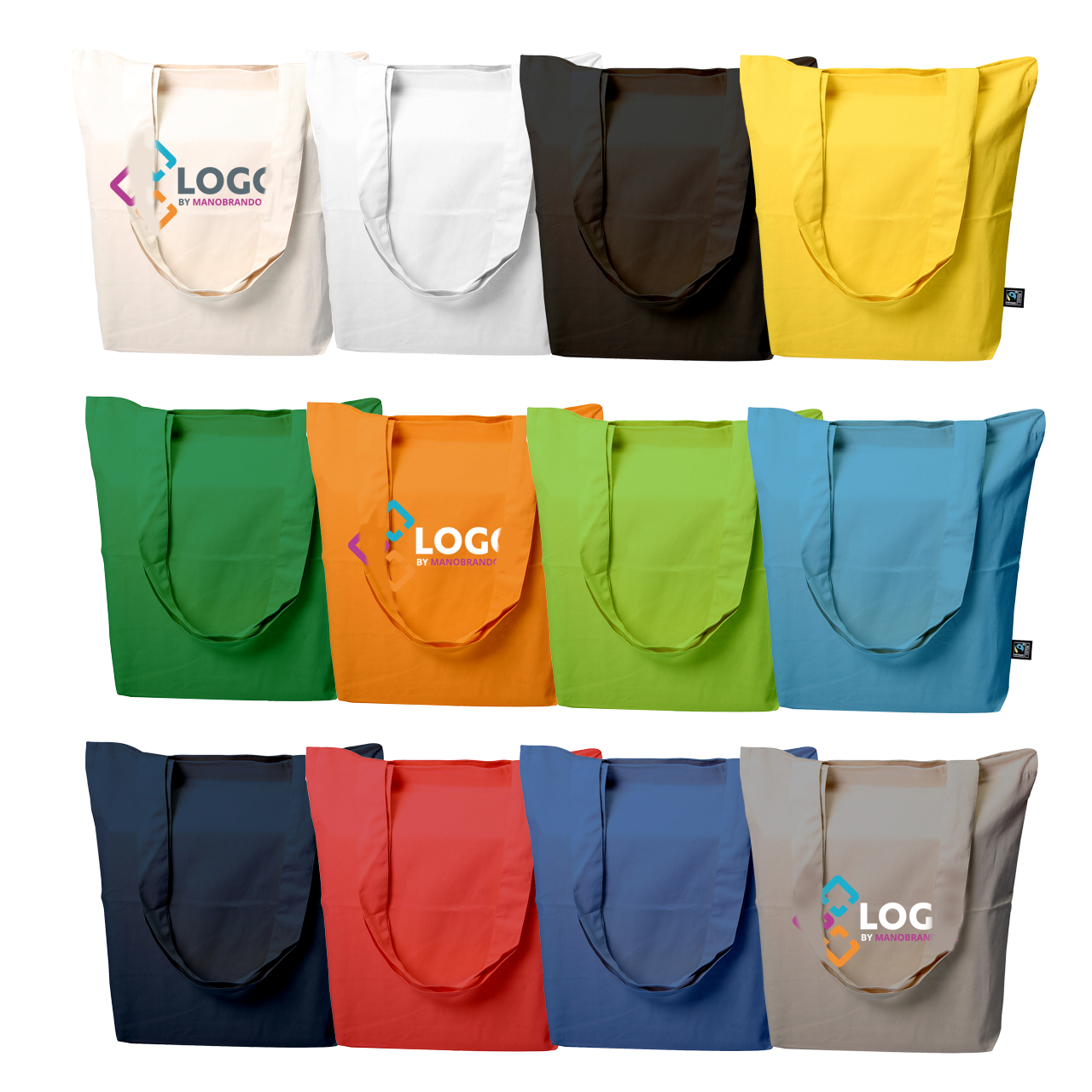 Fairtarde Baumwolltasche mit Logo
