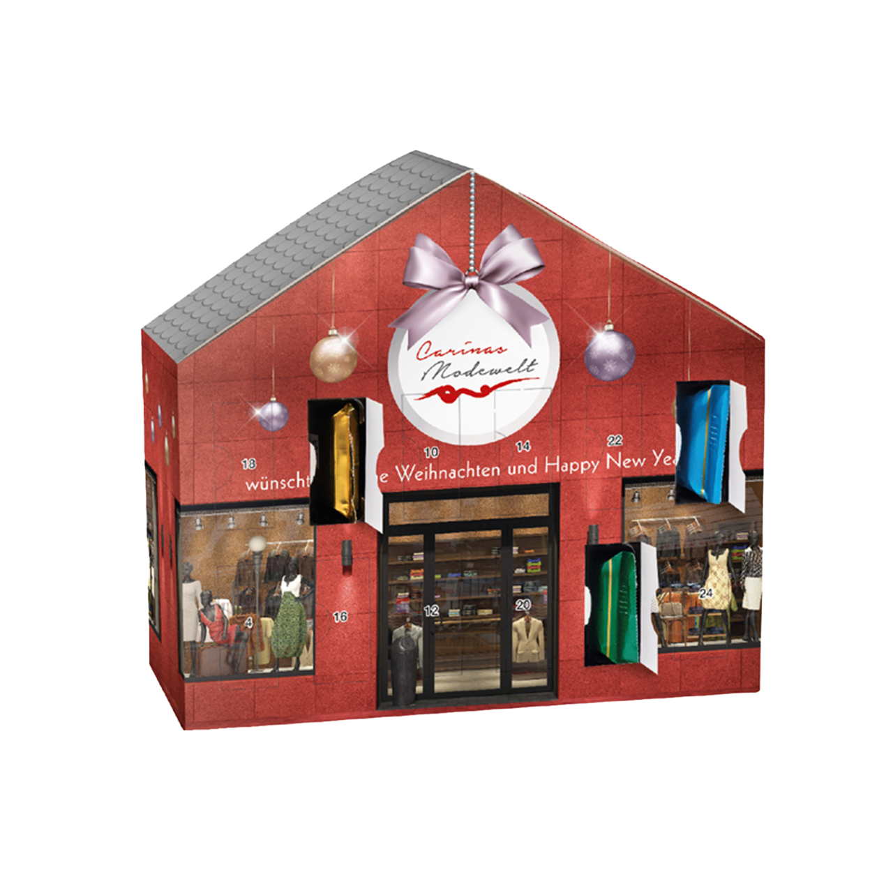 Adventskalender Haus Werbemittel