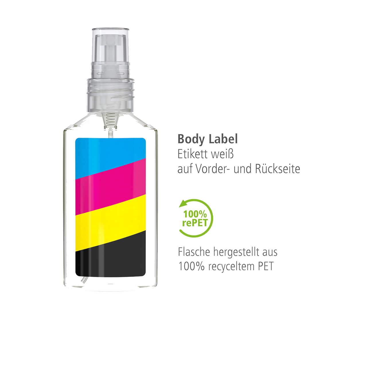 Handreinigungsspray bedrucken als Werbeartikel