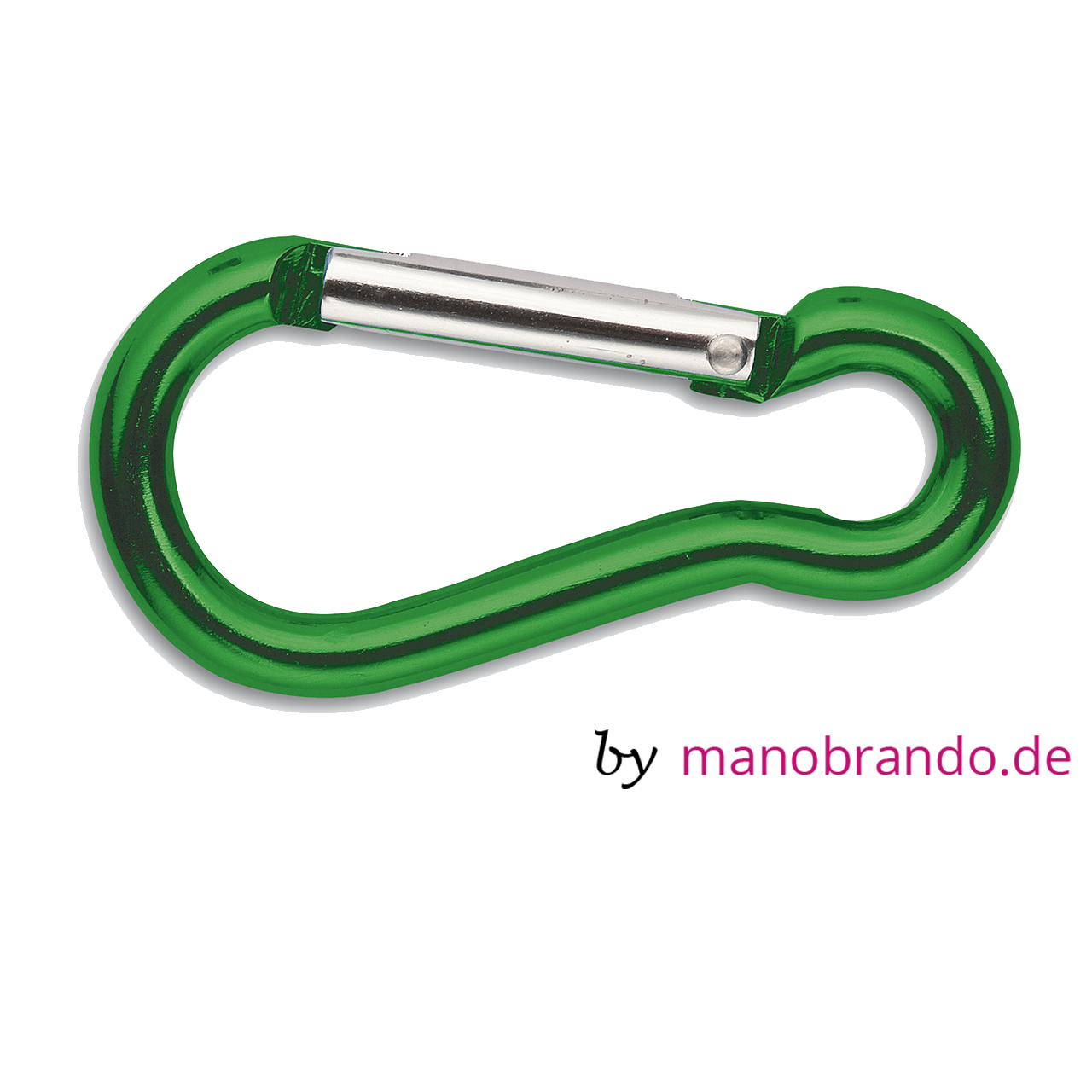Werbeartikel Einkaufschip mit Karabiner Alu