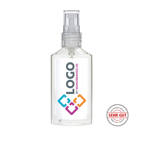 Werbeartikel Desinfektionsspray bedrucken Werbeartikel Desinfektionsspray bedrucken