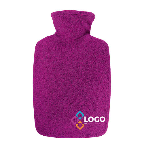 Wärmflasche Filz mit Logo | pink