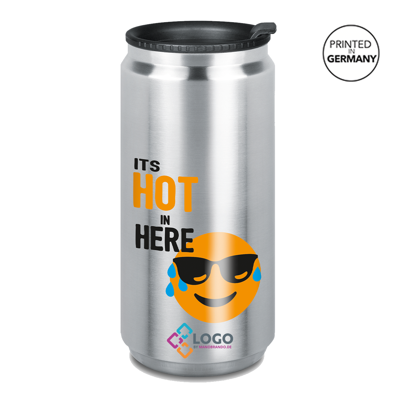 King Can Vakuum-Thermodose mit Logo