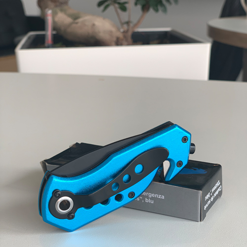 Notfallmesser mit Logo Druck Werbeartikel Distress