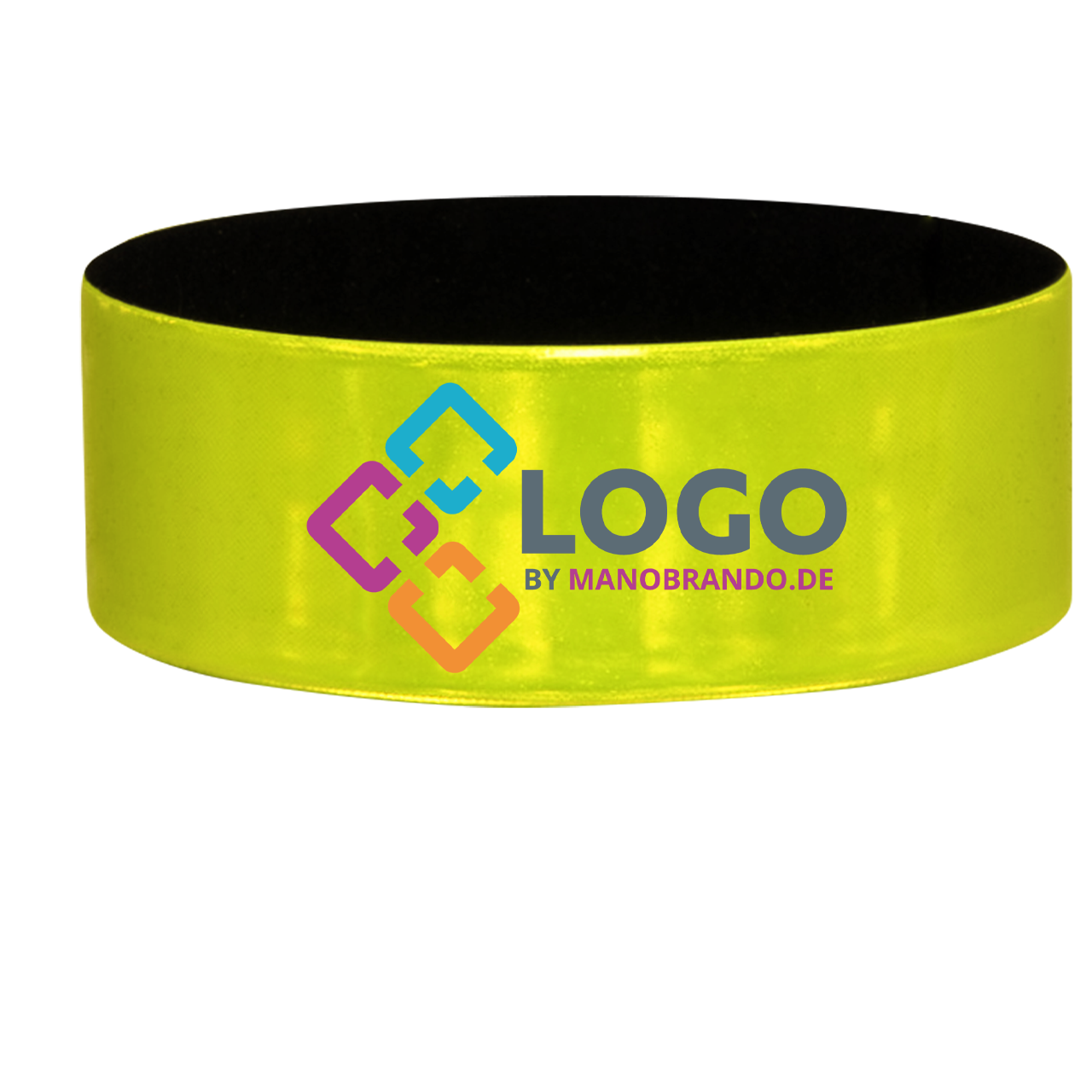 Reflektorband bedrucken mit Logo