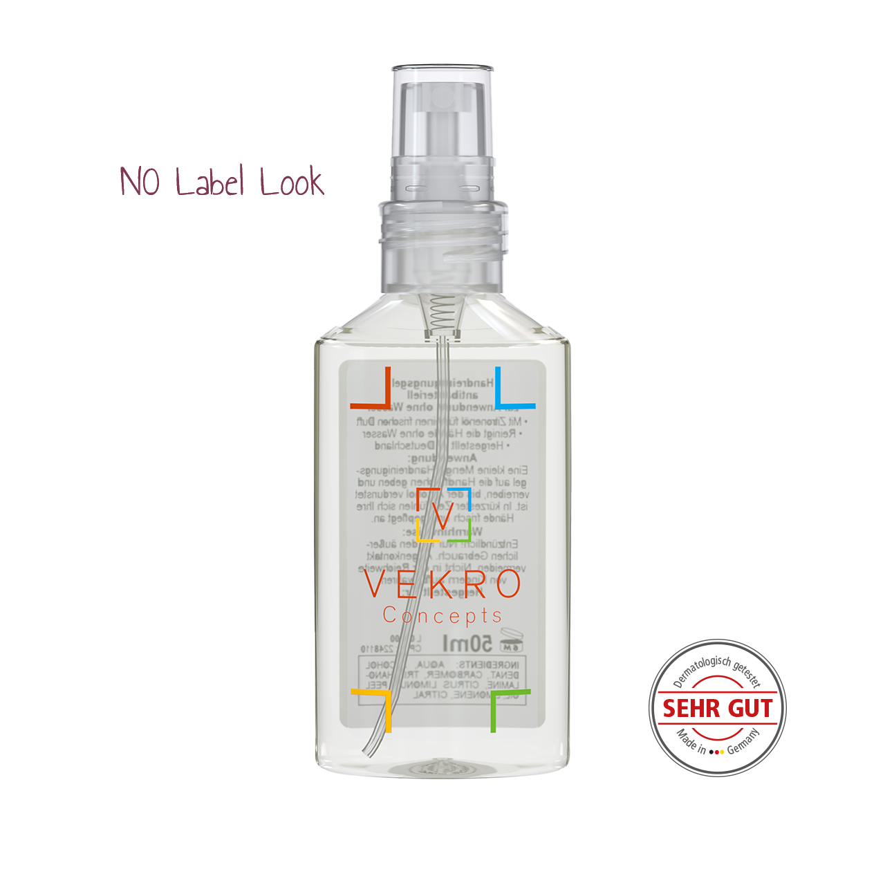 Werbemittel Desinfektionsspray - no Label Look